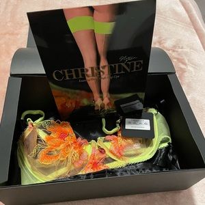 Honeybirdette Lingerie Bra + Pantyhose